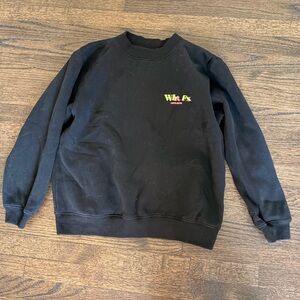 White Fox Boutique Black Crewneck sweatshirt